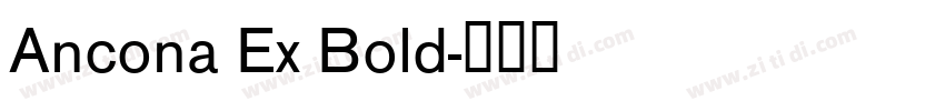 Ancona Ex Bold字体转换